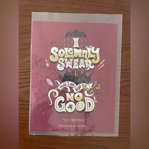 Universal Studios UOAP Annual Passholder Harry Potter Print